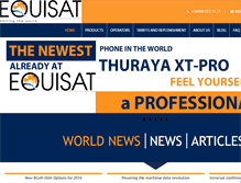 Tablet Screenshot of equisat.com